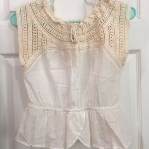 Anthropologie crop top